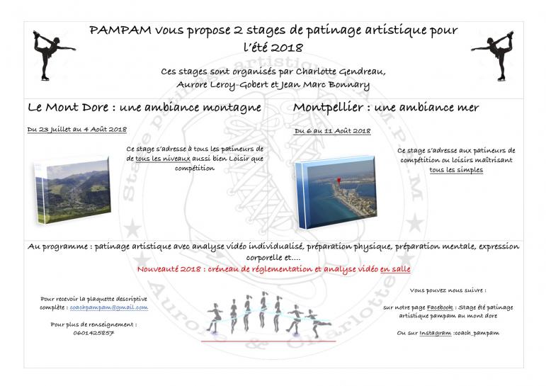 STAGES ETE 2018